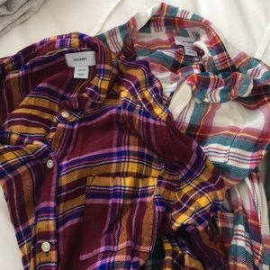Big kid long sleeve flannels